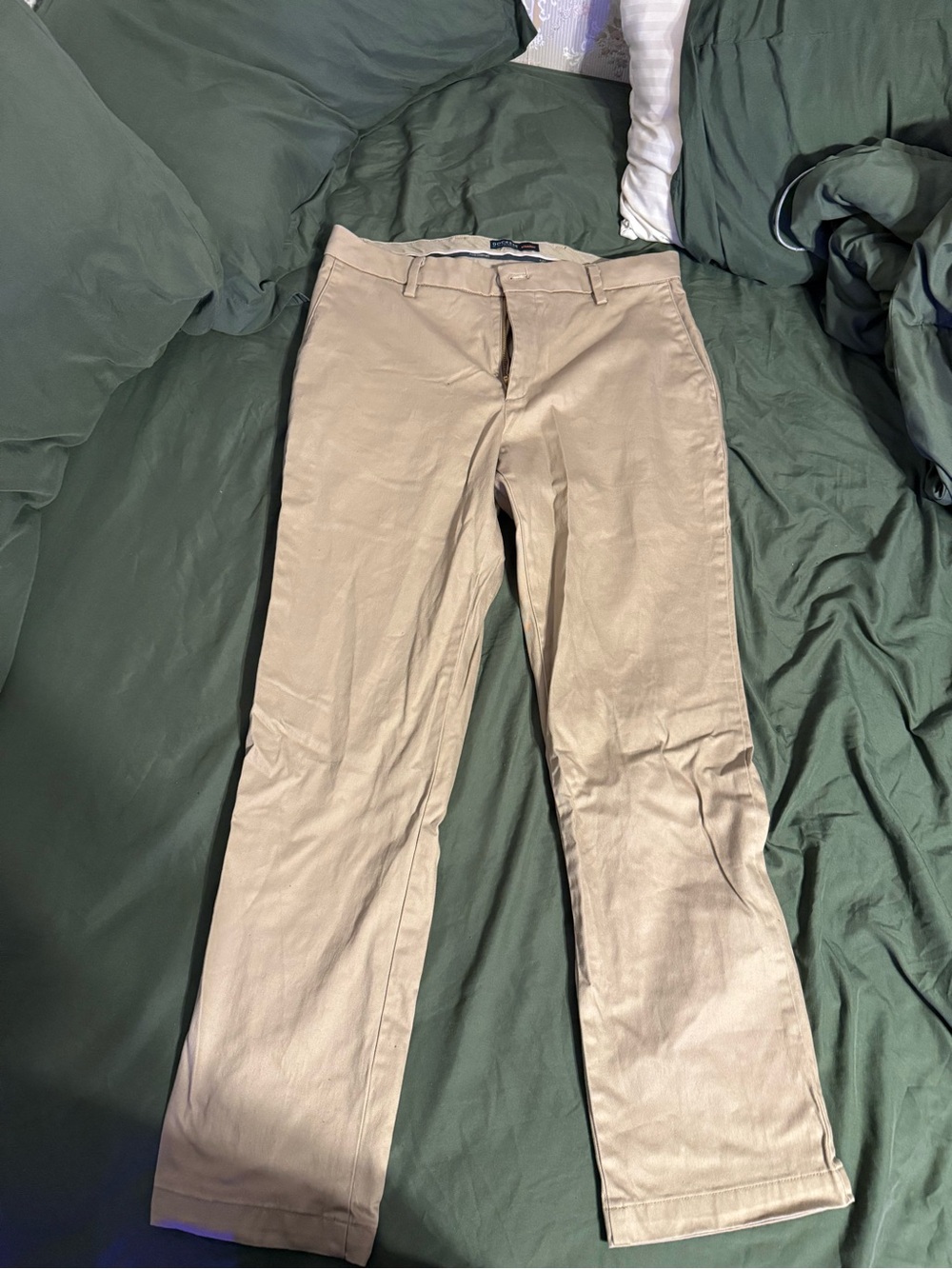 Men's Khaki Chino Pants - Classic Tan
